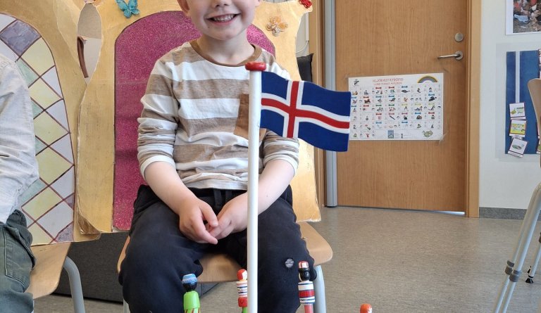 Orri Þorkell 4 ára