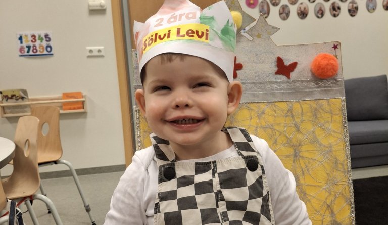 Sölvi Leví 2 ára