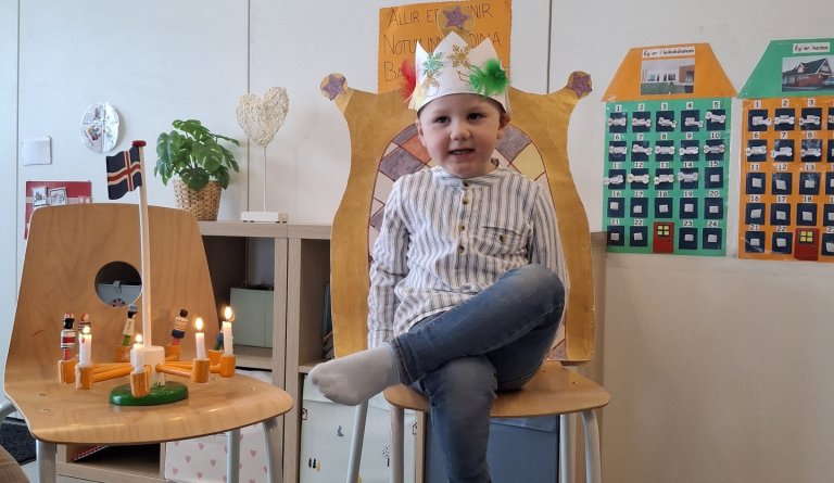 Stefnir Blær 4 ára