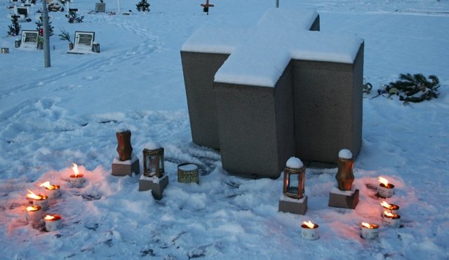 Friðarganga í Dalvíkurskóla