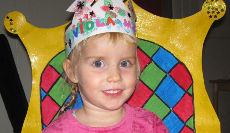 Víóla Mjöll 3 ára