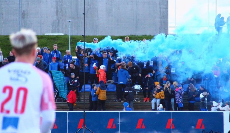 Síðasti heimaleikurinn hjá Dalvík/Reyni þetta árið.