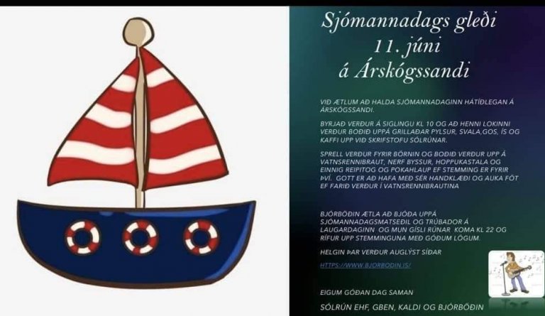 Sjómannadagsgleði á Árskógssandi