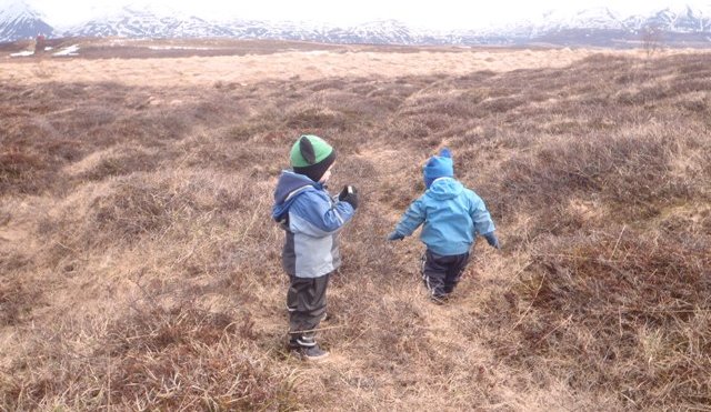 hópastarf í apríl móar