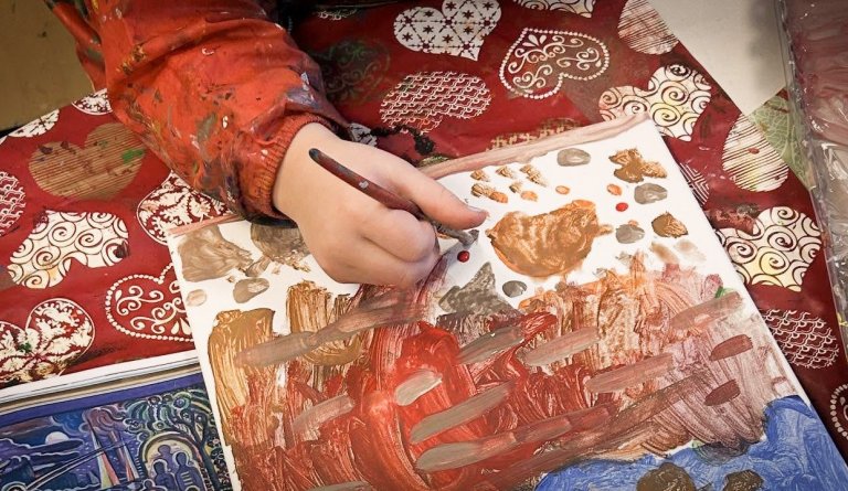 Okkar draumaland - listasýning leikskólabarnanna