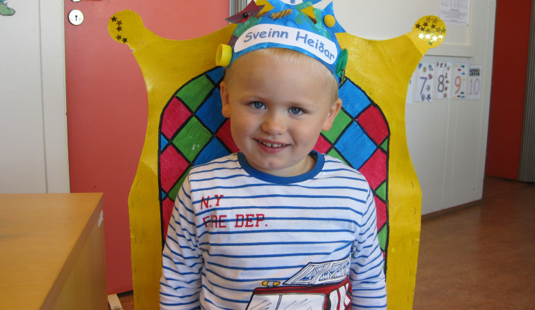 Sveinn Heiðar 4 ára