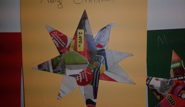 Jólakort í Comeníusarverkefninu