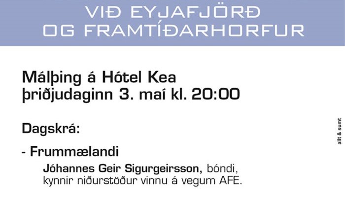 Á þröskuldi breytinga - þróun landbúnaðar