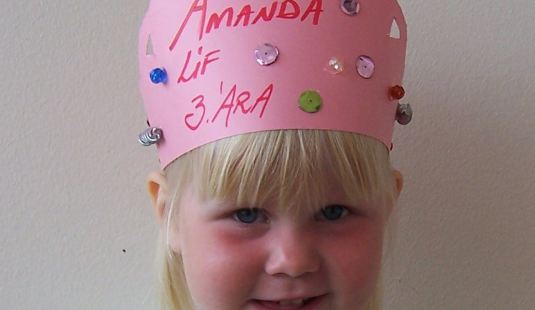 Amanda Líf 3 ára