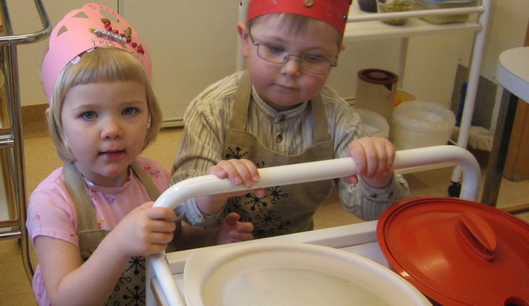 Þröstur 4. ára og Íris Björk 3. ára