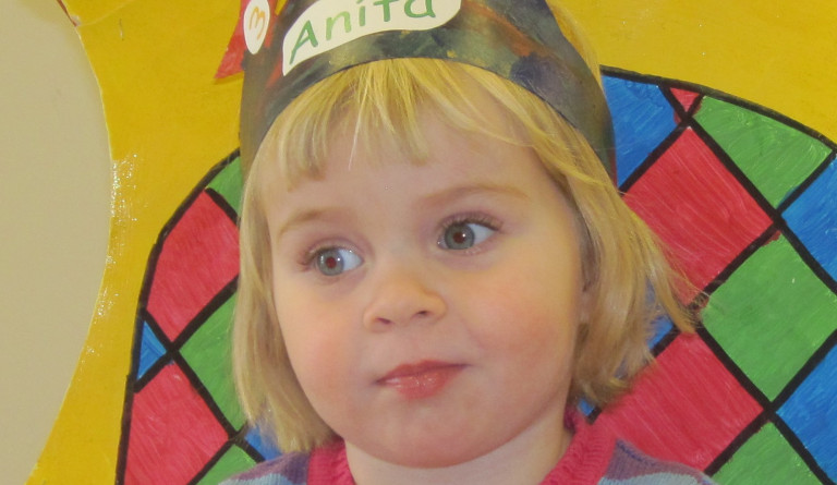 Aníta 3 ára