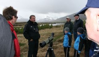 Fuglaskoðun í Friðlandi Svarfdæla