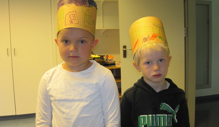 Egill Bjarki 5 ára og Arnór Darri 6 ára