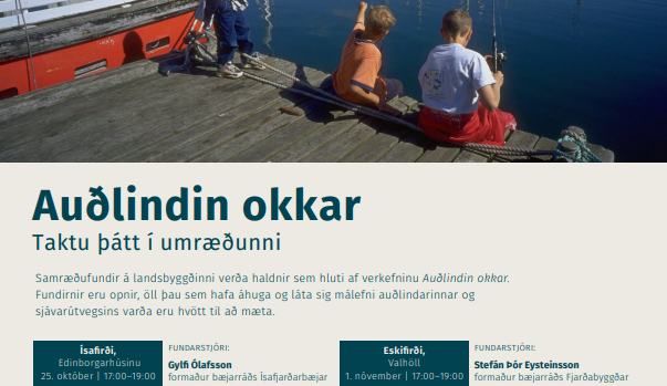 Opnir fundir um sjávarútveg - Auðlindin okkar