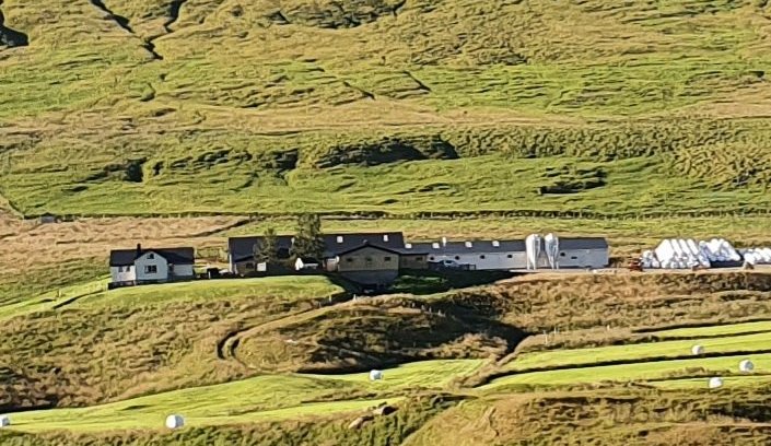 Búrfell í Svarfaðardal.
Mynd frá Guðrúnu Marinósdóttur á Búrfelli