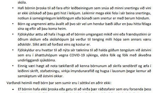 Fréttir frá skólastjórnendum