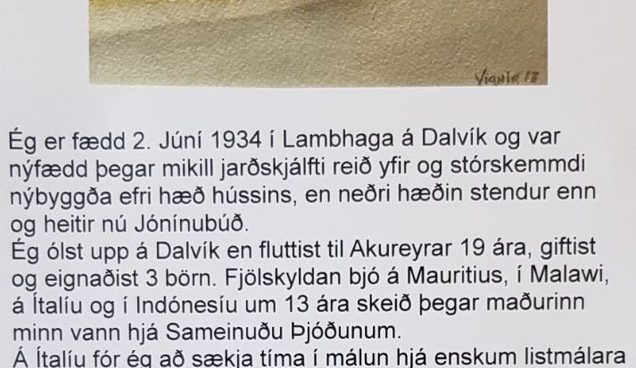 Veiga Sigurðar (Lambhaga) sýnir myndlist í Bergi í júní