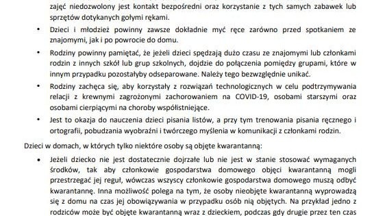 Zakaz zgromadzeń a dzieci