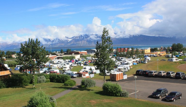 Vel mætt á Tjaldsvæði Dalvíkur