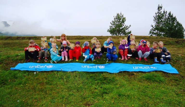 Dalvíkurskóli safnar fyrir UNICEF