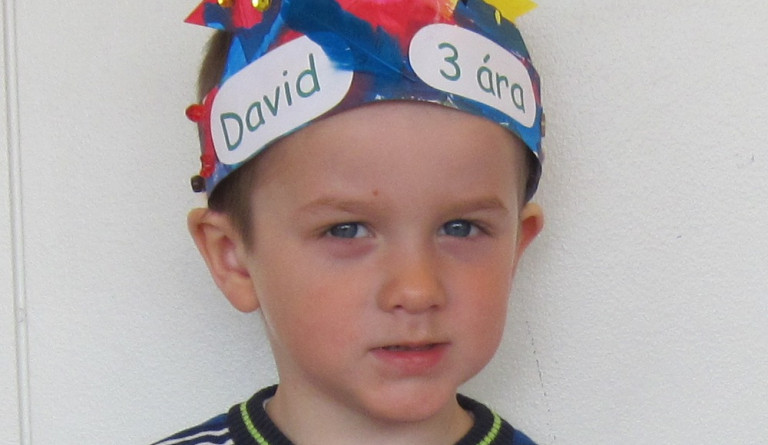 David 3 ára