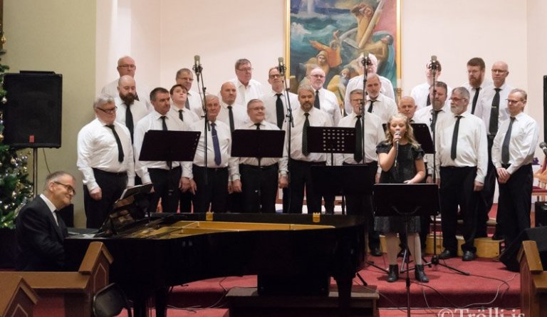 Myndir frá Nýárstónleikum