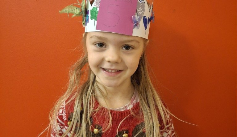 Ellen Einarsdóttir 5 ára