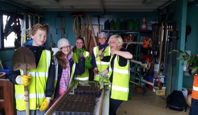 Vinnuskólinn á fullri ferð