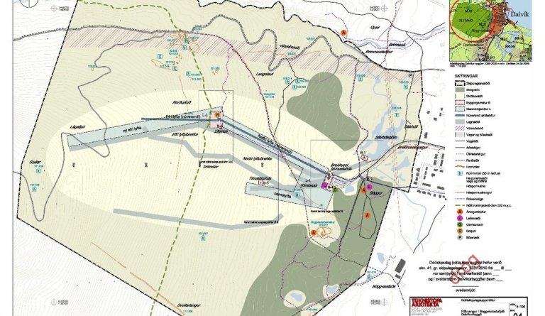 Deiliskipulag fólkvangs í Böggvisstaðafjalli