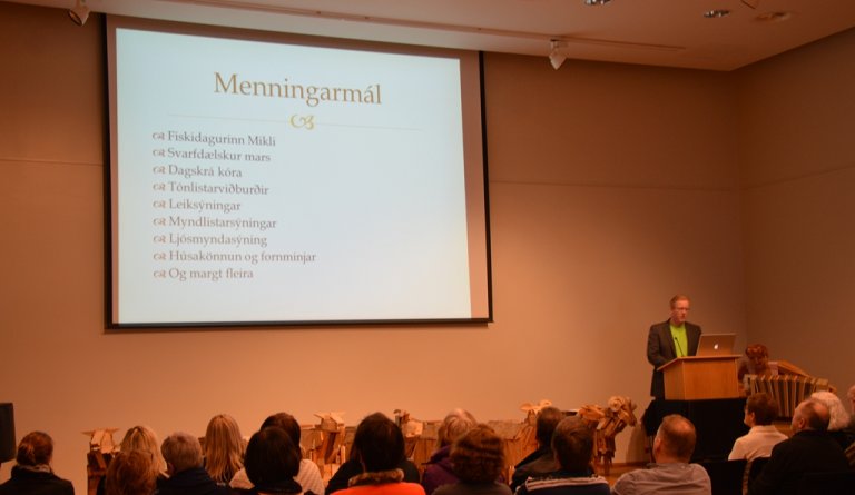 Fjölmenni á málþingi um menningarstefnu