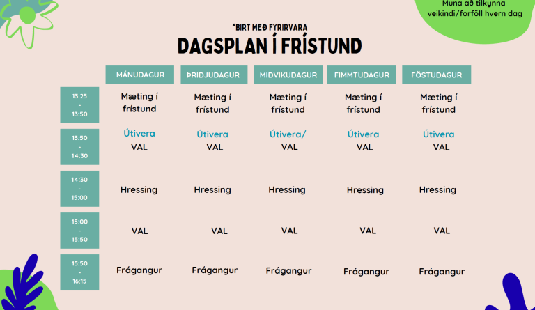 Skráning í frístund fyrir skólaárið 2025 - 2026