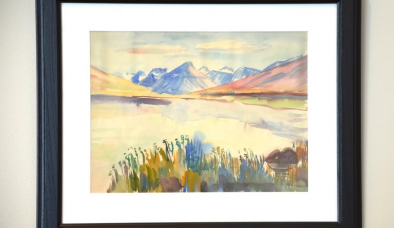 Vatnslitamyndir Garðars Loftssonar sýndar í Bergi