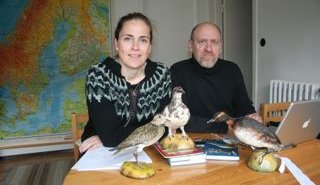 Sýningin tekur á sig mynd