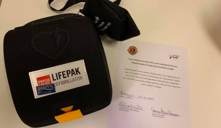 Félagsheimilið Árskógi fær rausnarlega gjöf