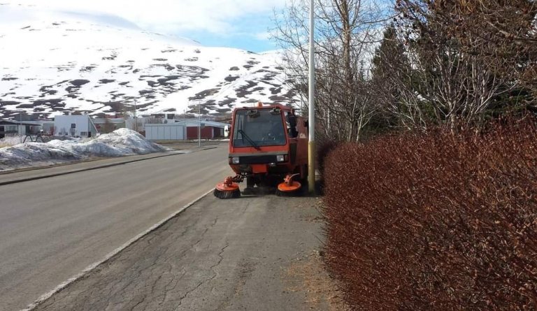 Götusópun er að hefjast