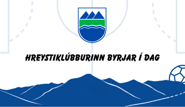 Hreystiklúbburinn hefst í dag 2.sept kl 18:45 í íþróttahúsinu