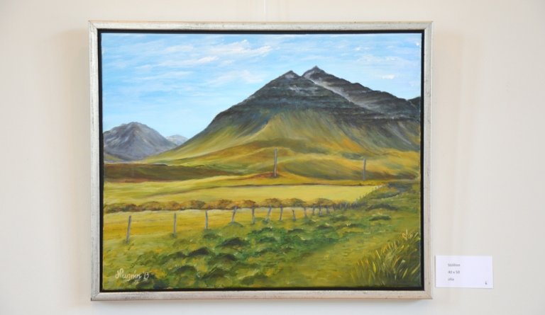 Málverkasýning í Bergi menningarhúsi