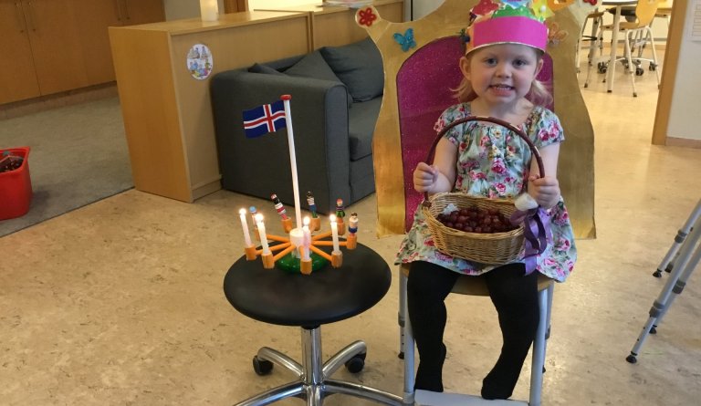 Antonía Guðrún 4 ára