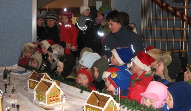 Heimsókn í jólaþorpið