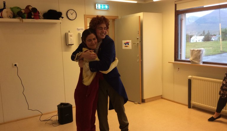 Benedikt búálfur í heimsókn