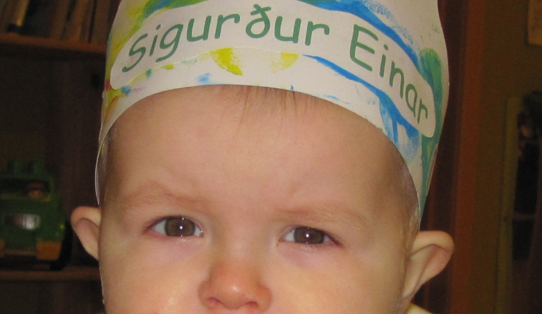 Sigurður Einar 1 árs