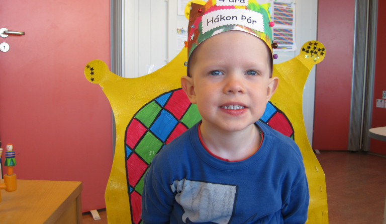 Hákon Þór 4 ára
