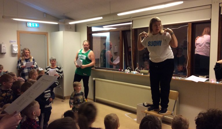 Söngstund á finnsku