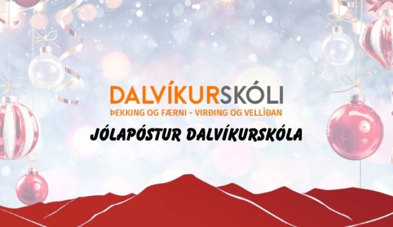 Jólapóstur í Dalvíkurskóla.