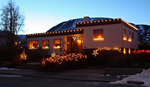 Úrslit jólaskreytingasamkeppninnar