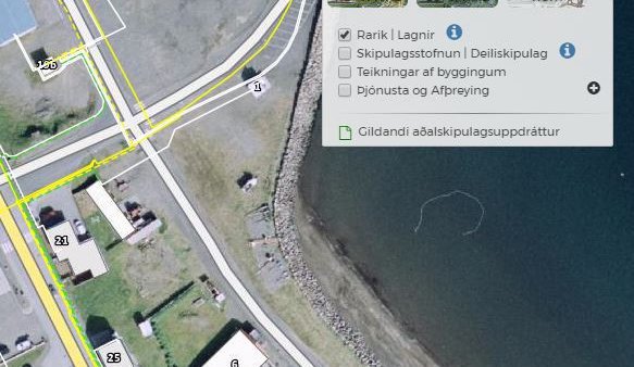 Kortasjá - yfirlitskort af öllu sveitarfélaginu