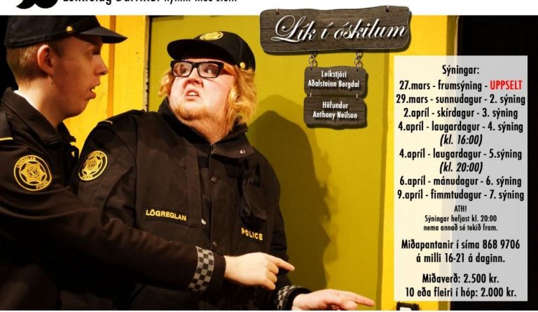 Leikfélag Dalvíkur frumsýnir verkið Lík í óskilum