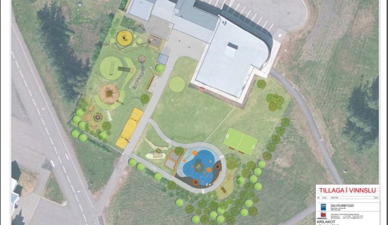 Kynning á hönnun og endurbótum á lóð Krílakots