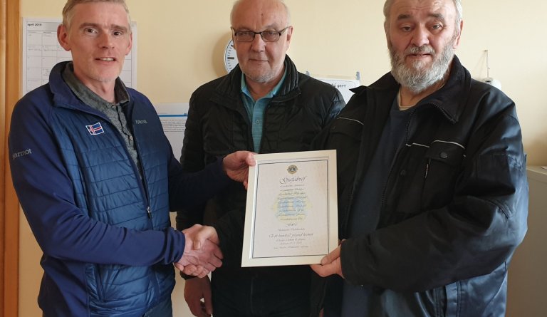 Fv: Friðrik Arnarson, Valdimar Bragason og Zophonías Jónmundsson.