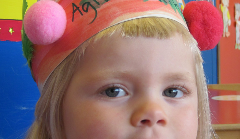 Agla Katrín 3. ára